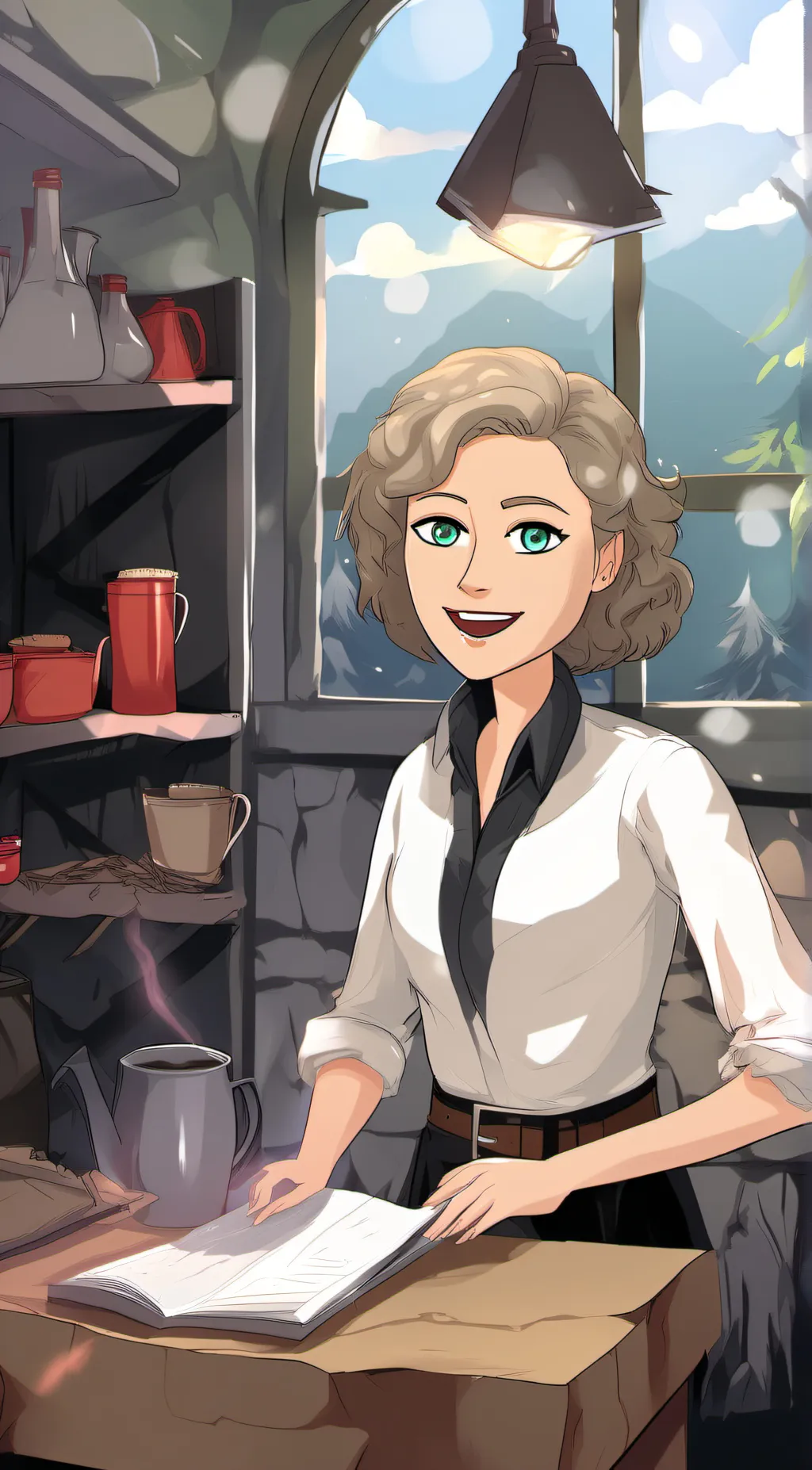 ai character: Me background