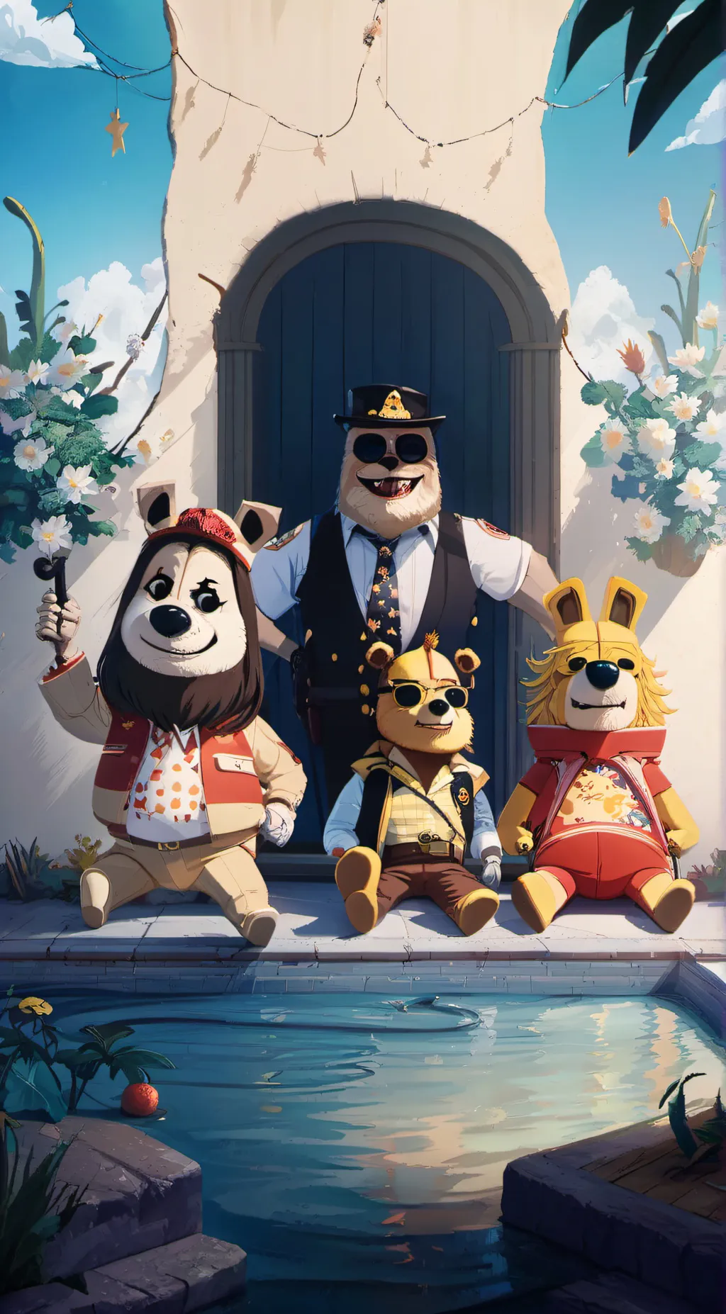 ai character: spits roleplay  background