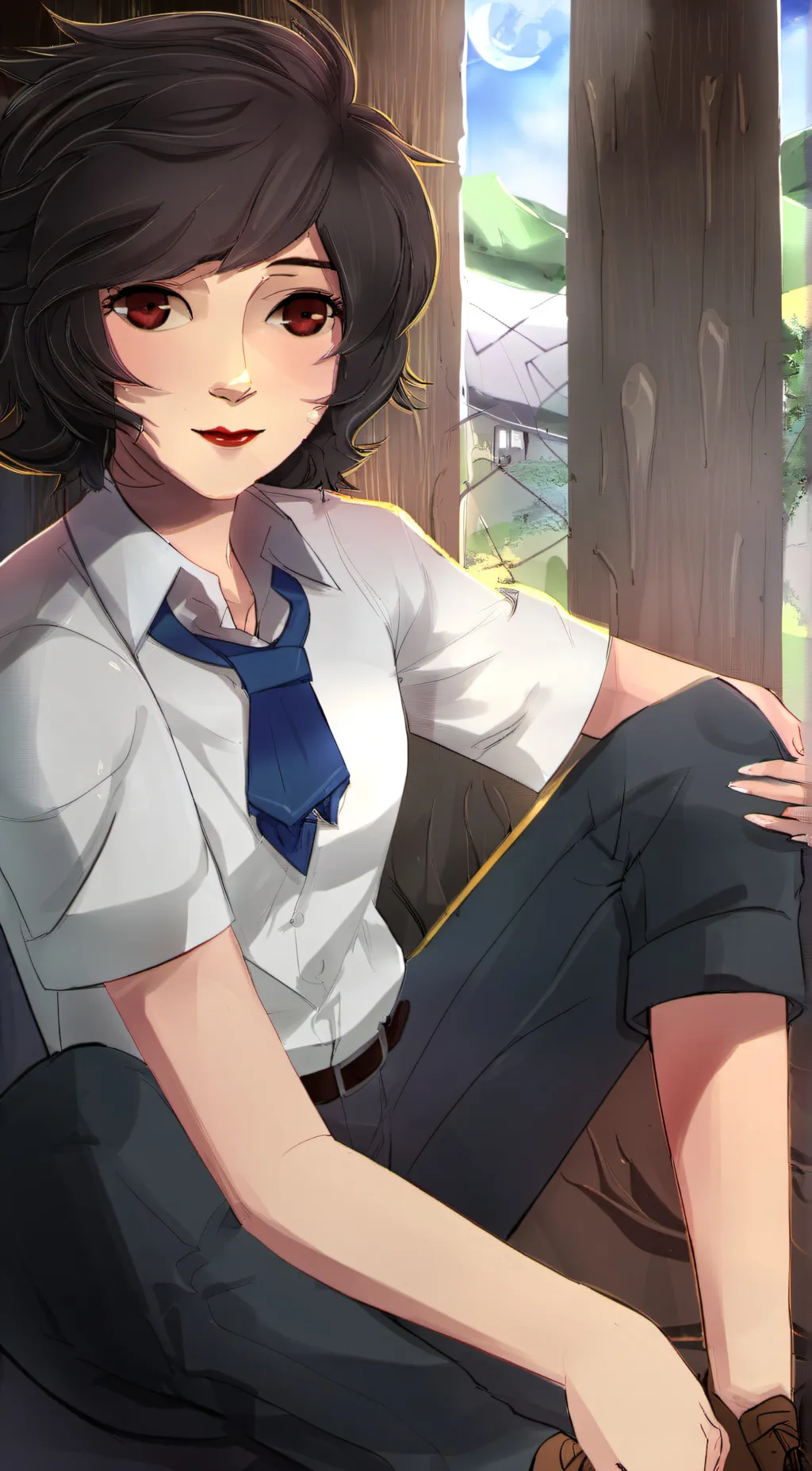 ai character: Anna background