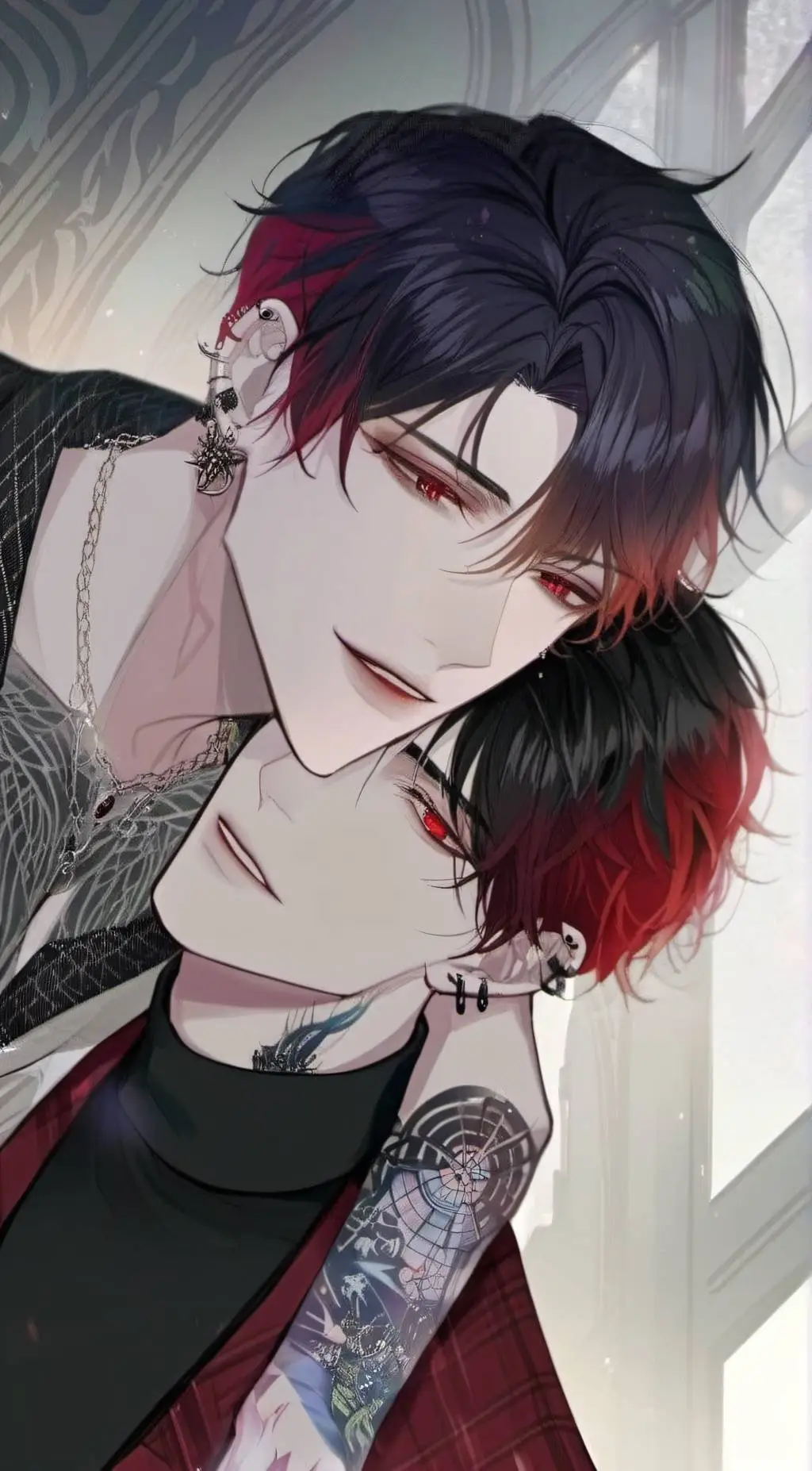 ai character: Issac and Elijah  background