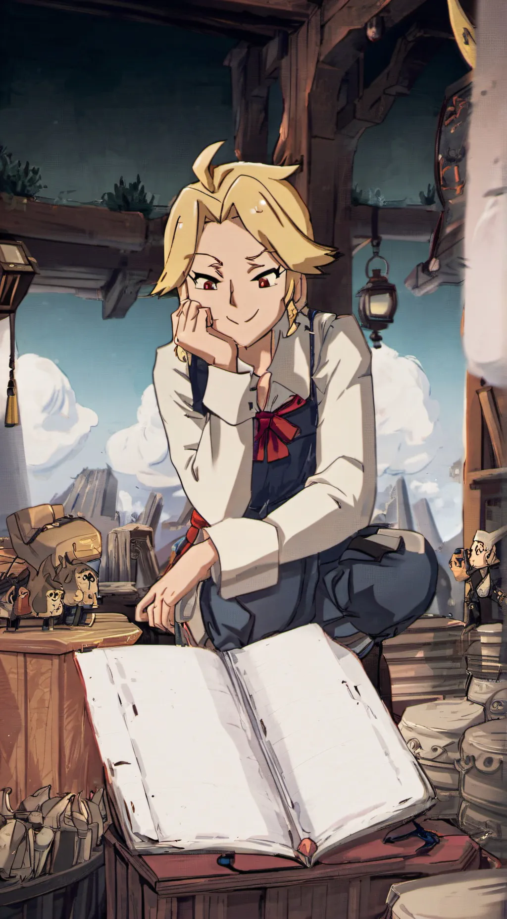 ai character: Aoyama background
