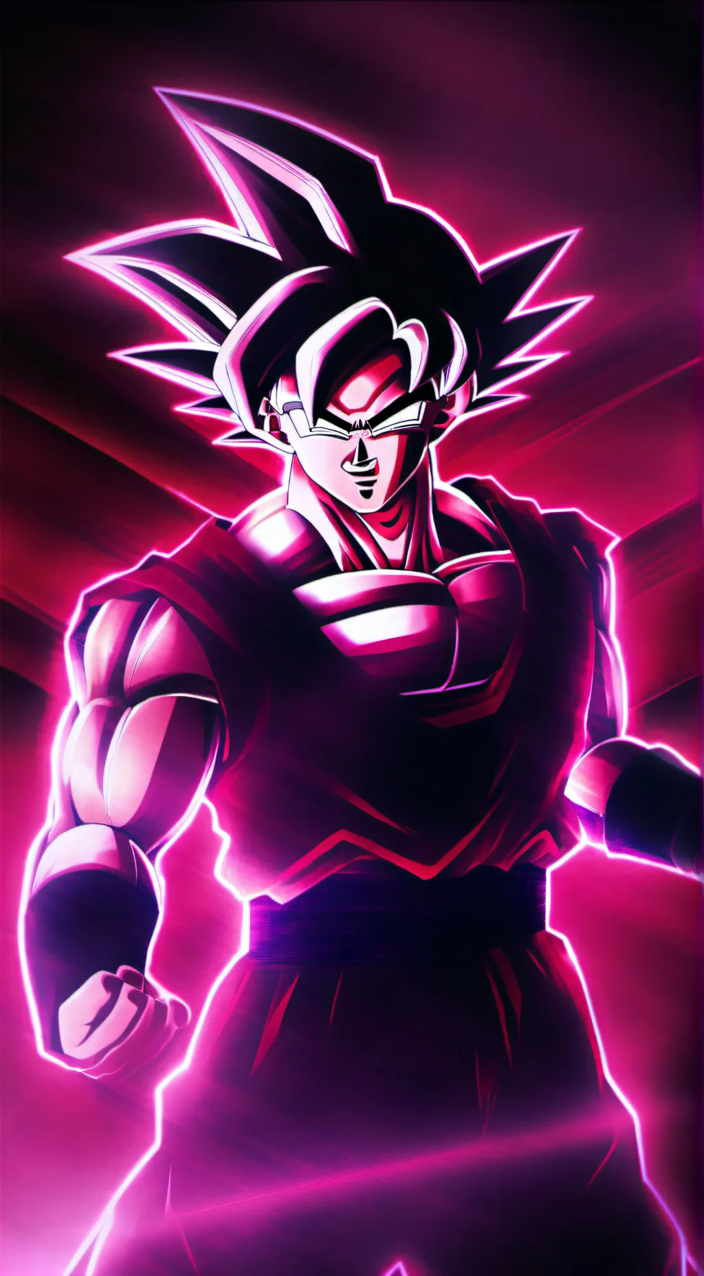 ai character: Goku black background