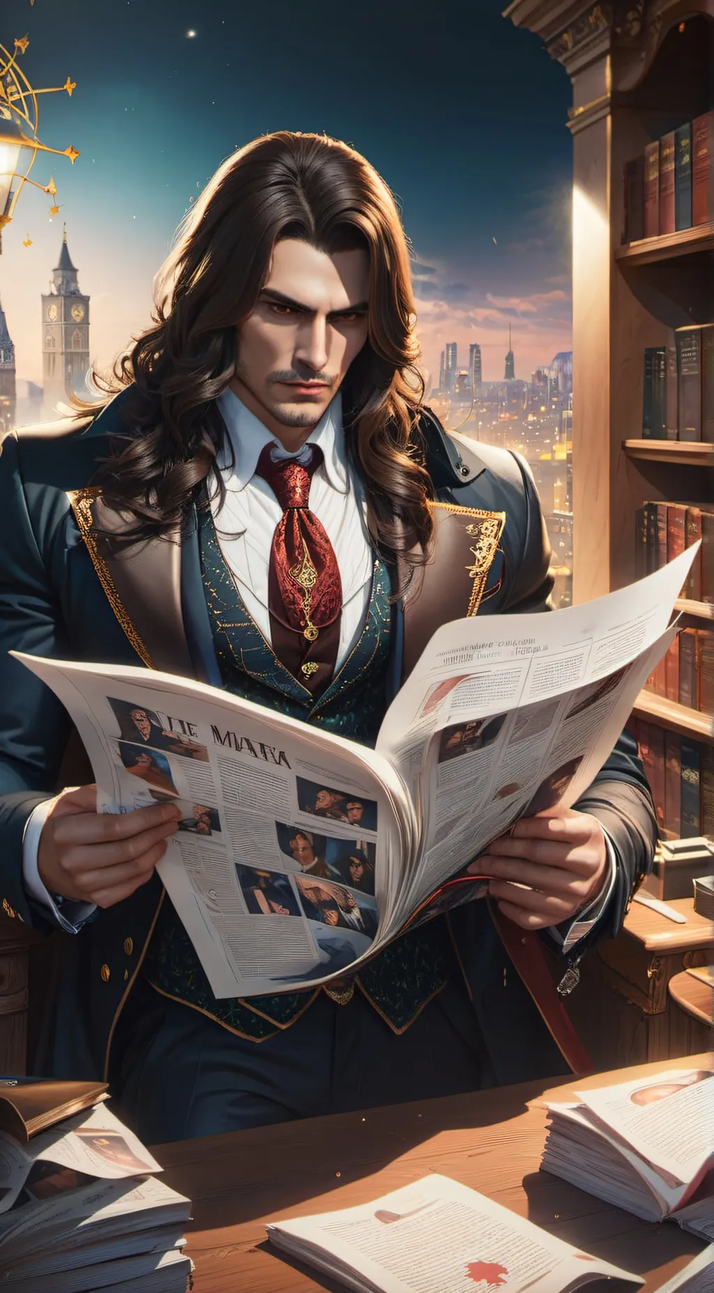 ai character: Derrick background