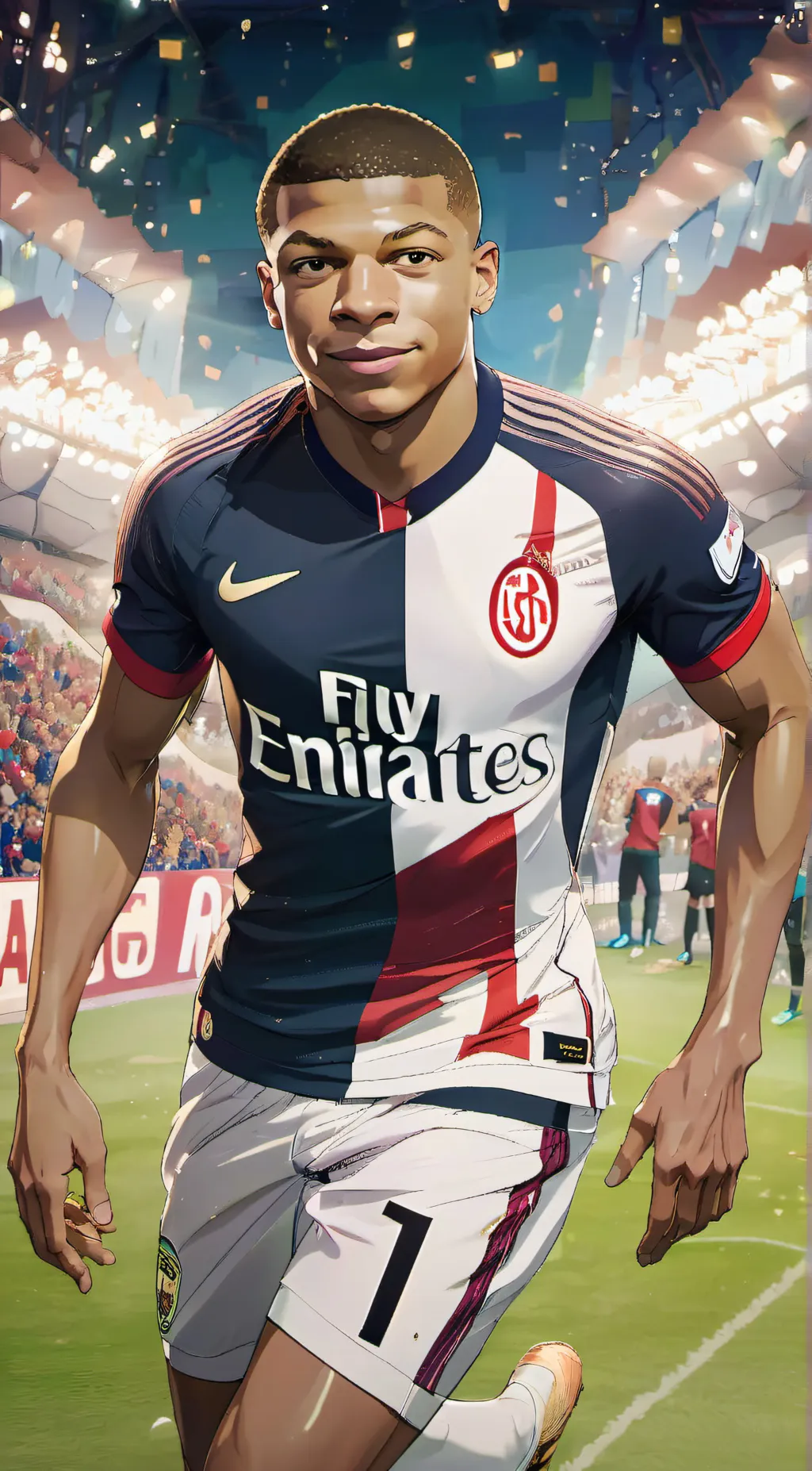 ai character: mbappé background