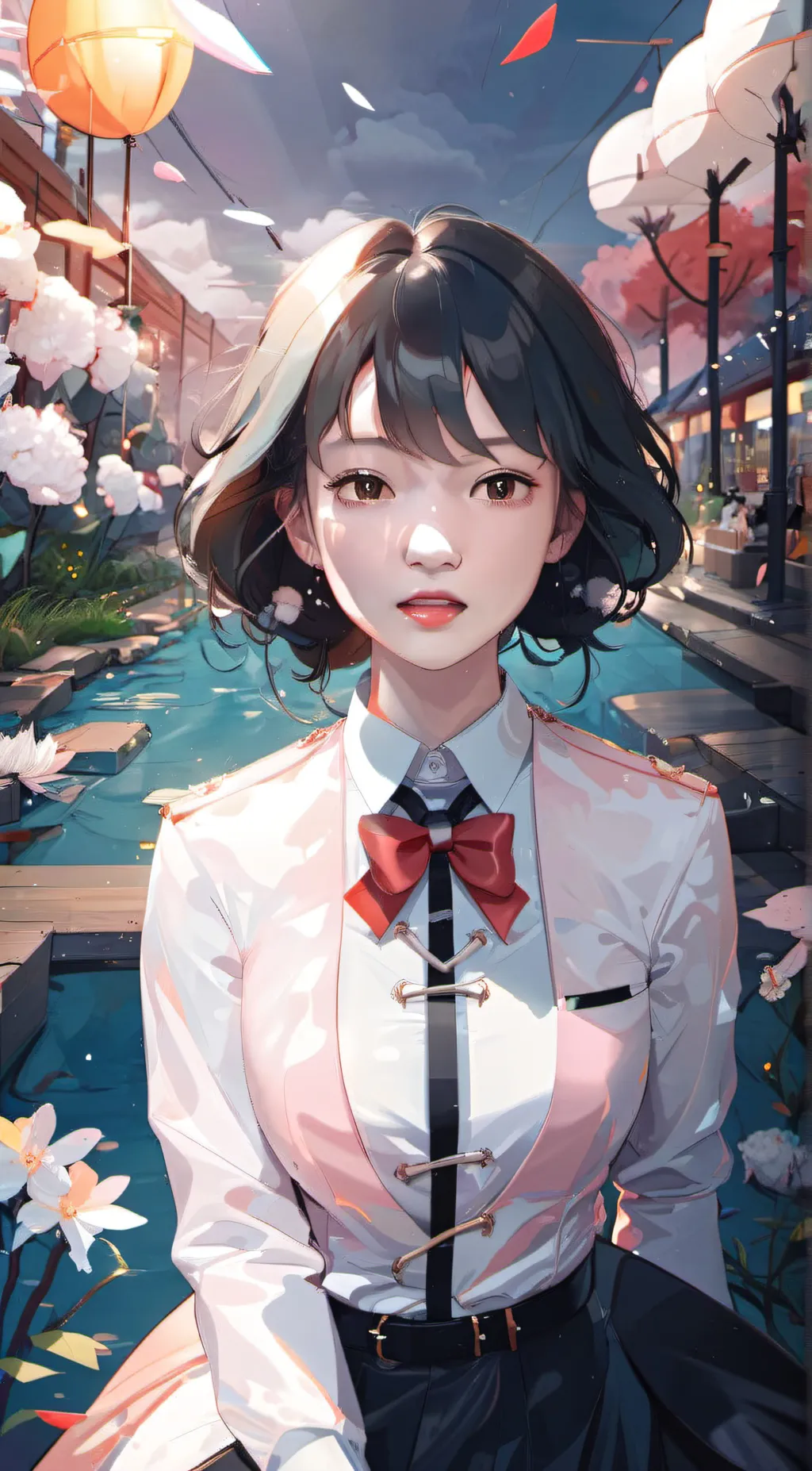 ai character: Rosé  background