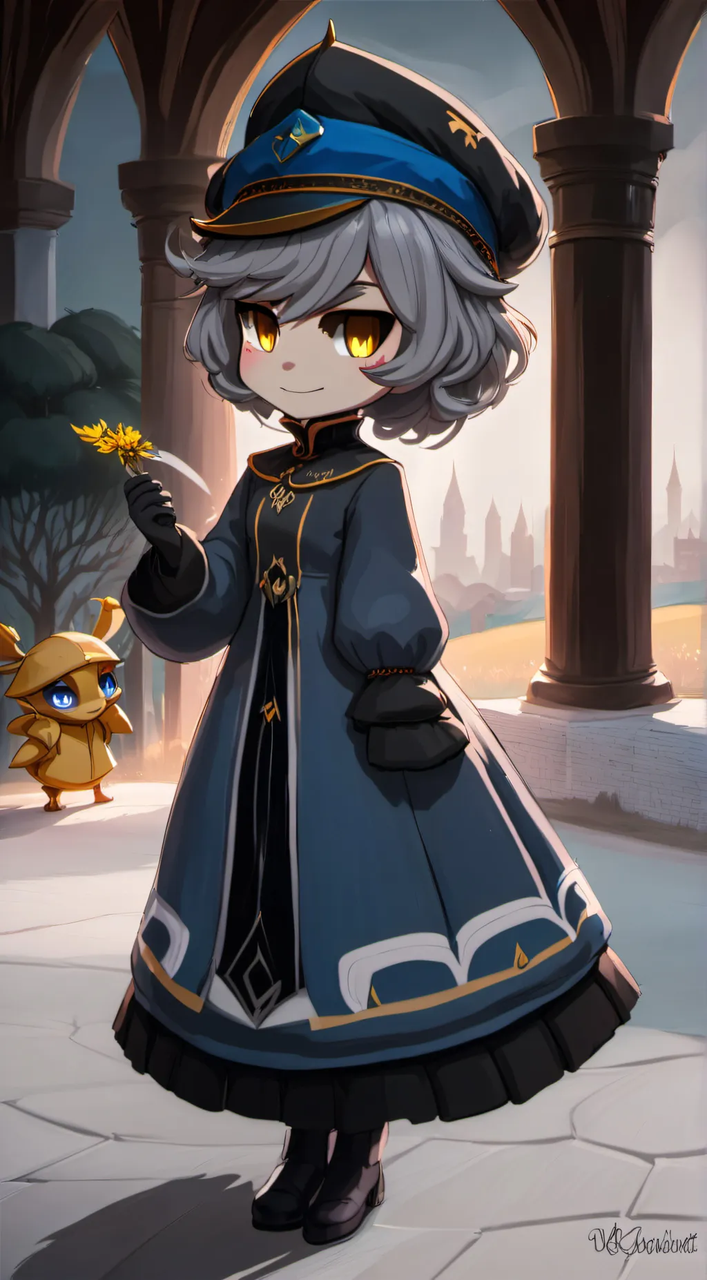 ai character: butler N background