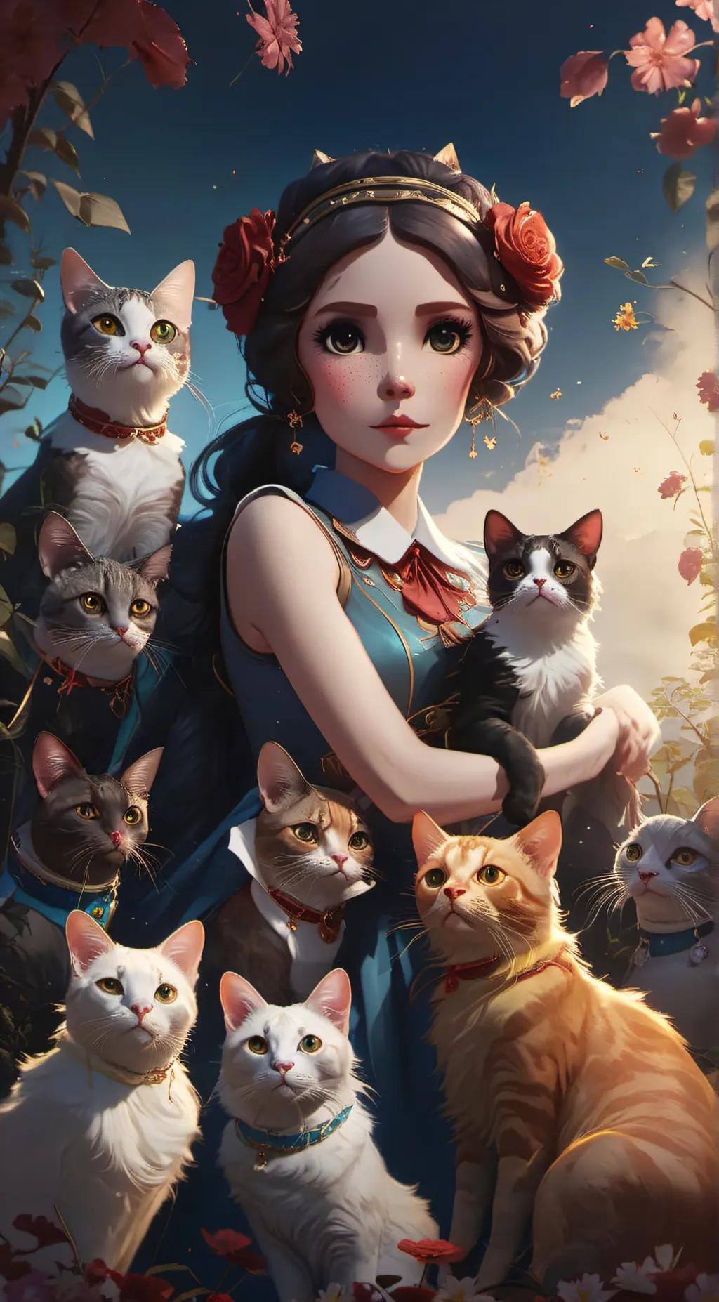 ai character: catty background