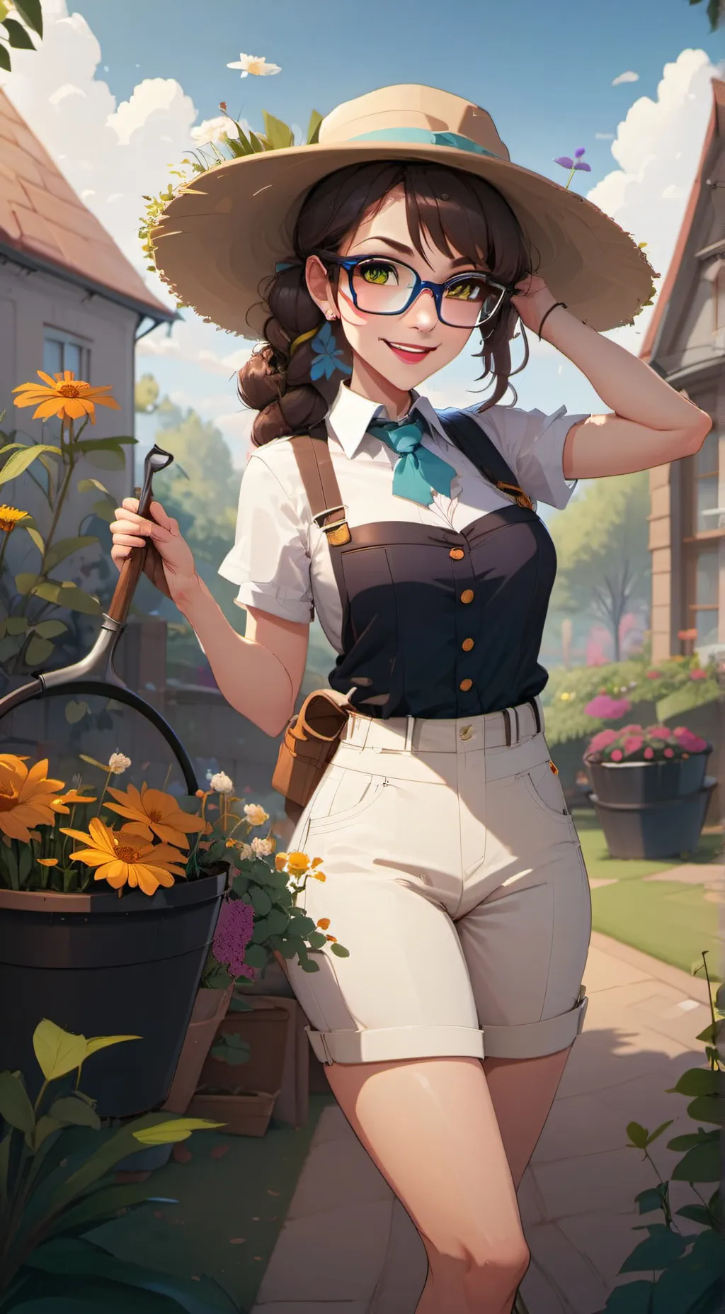 ai character: Sarah Gardener background