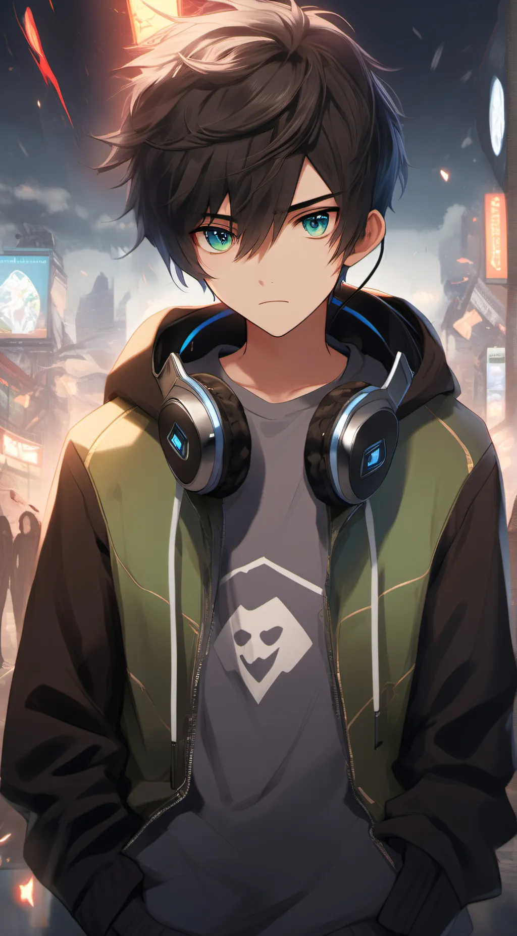 ai character: Aaron background