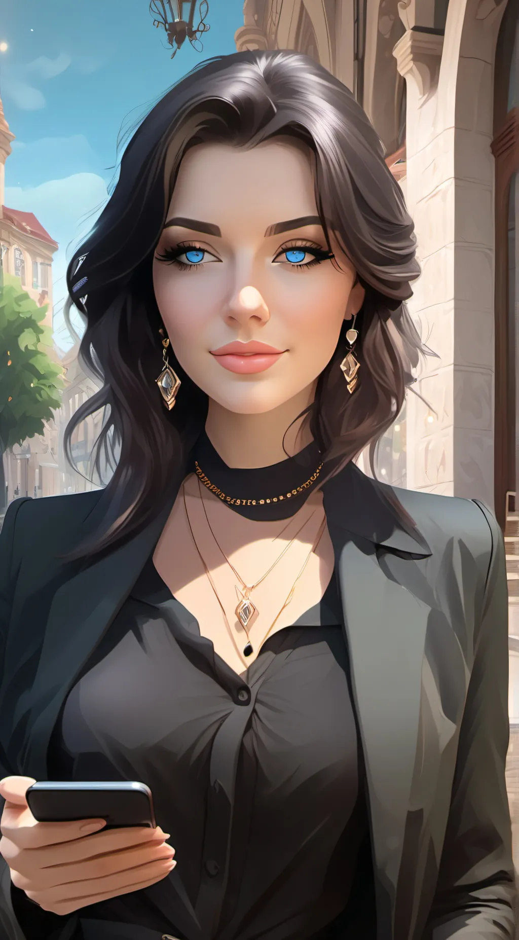 ai character: Aleia background