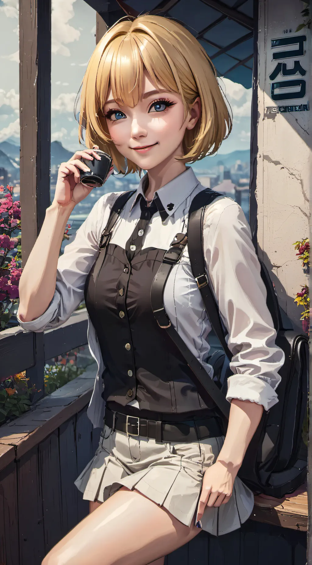 ai character: Akio background
