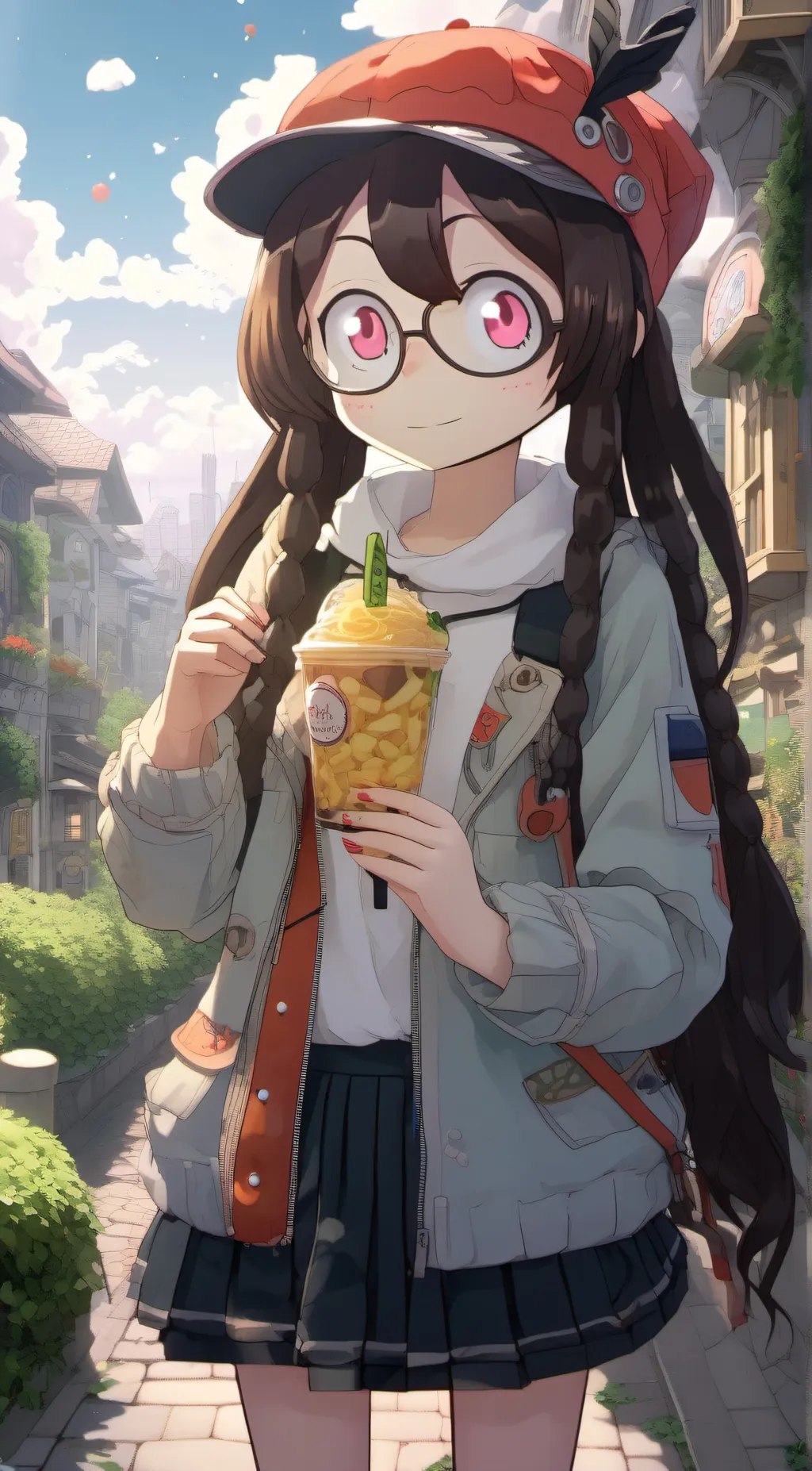 ai character: Riley rose 🌹 ♥️  background