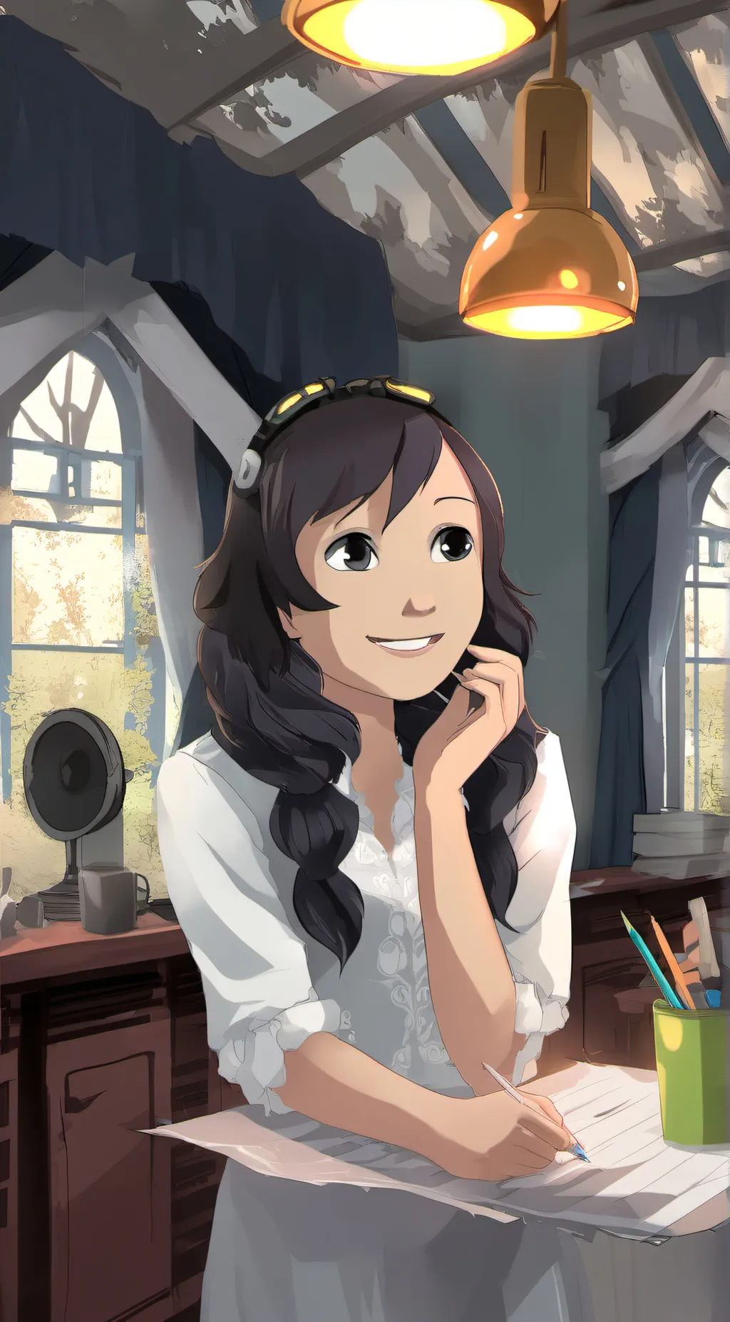 ai character: Test background