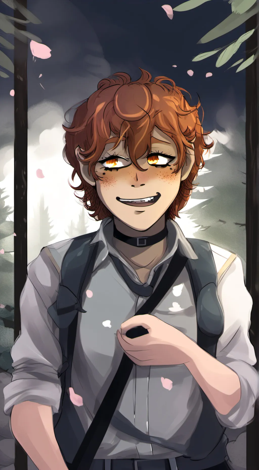 ai character: ticci toby background