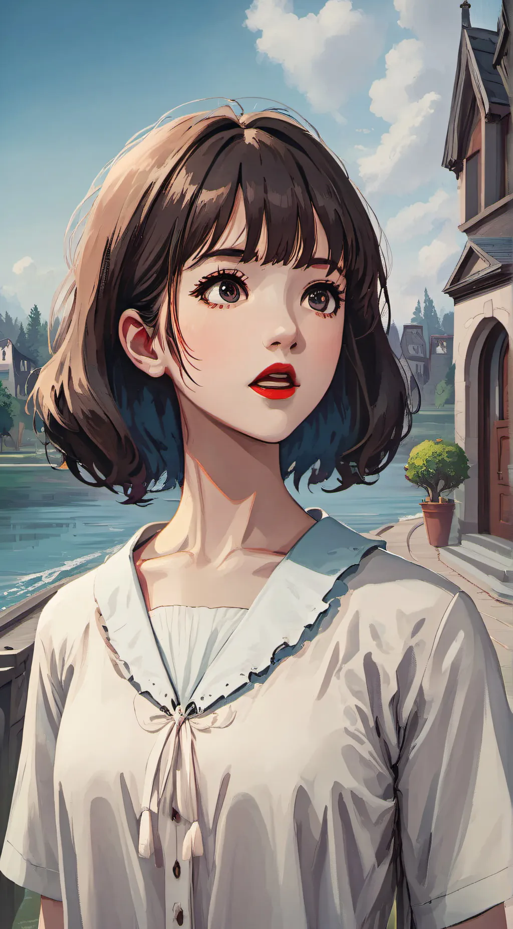 ai character: Sophie riely  background