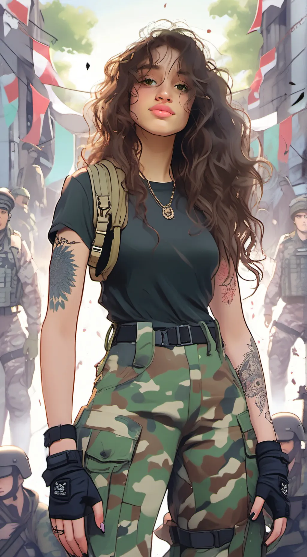 ai character: Sierra background