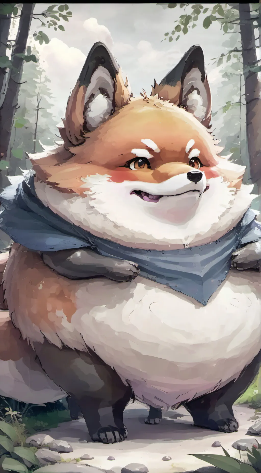 ai character: fox (vore) background