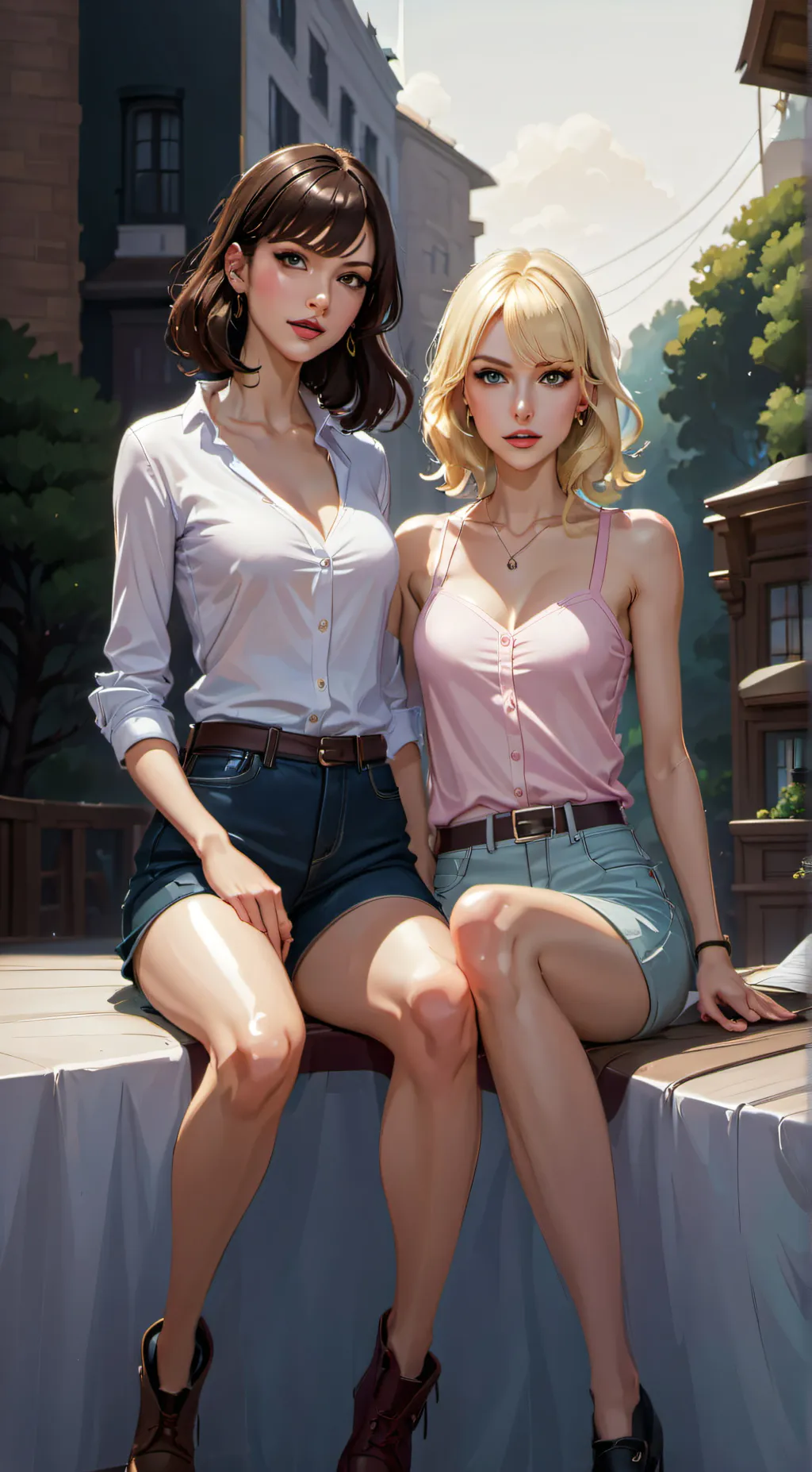 ai character: Jess and Tess background
