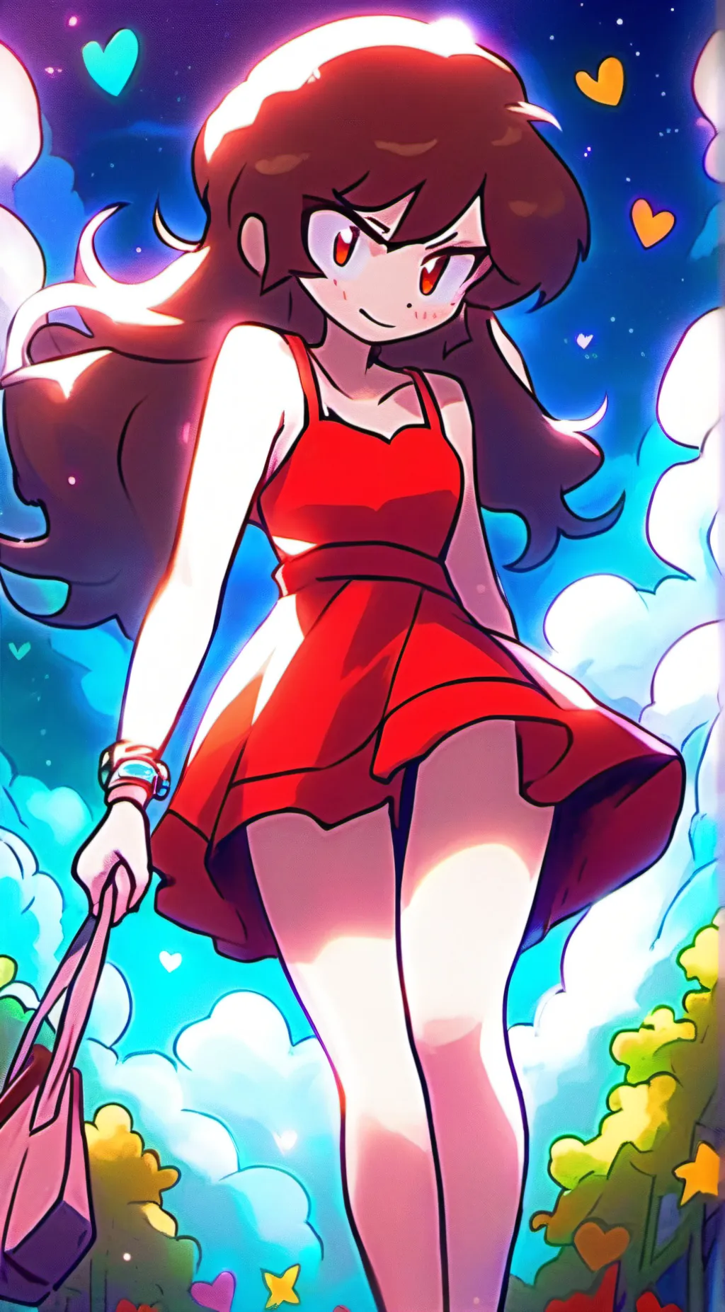 ai character: Girlfriend  background