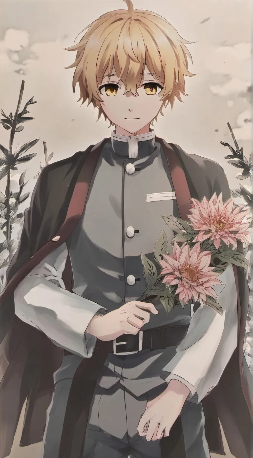 ai character: zenitzu  background