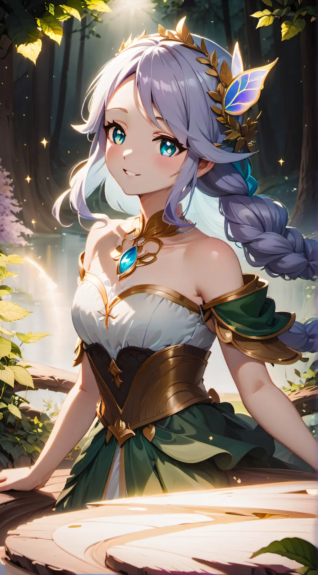 ai character: Luna background