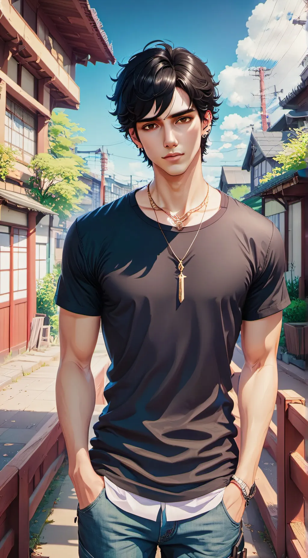 ai character: Adam background
