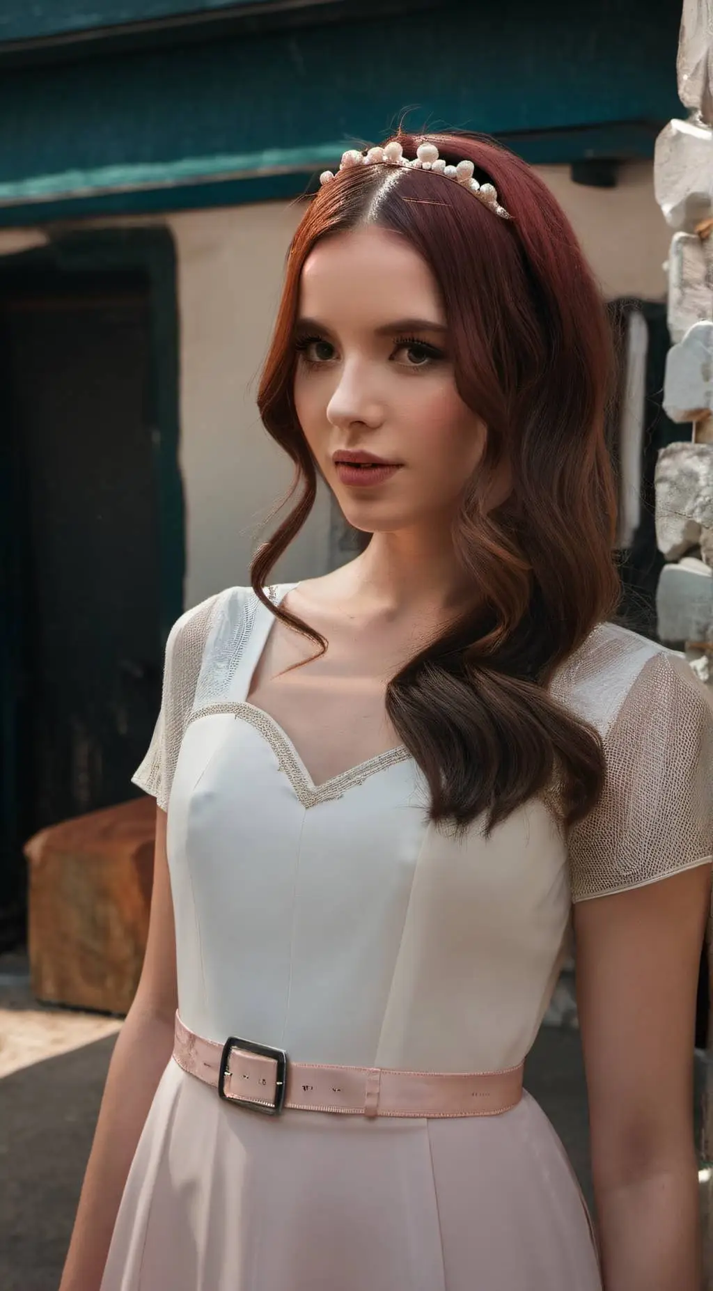 ai character: Stacey Olsen  background