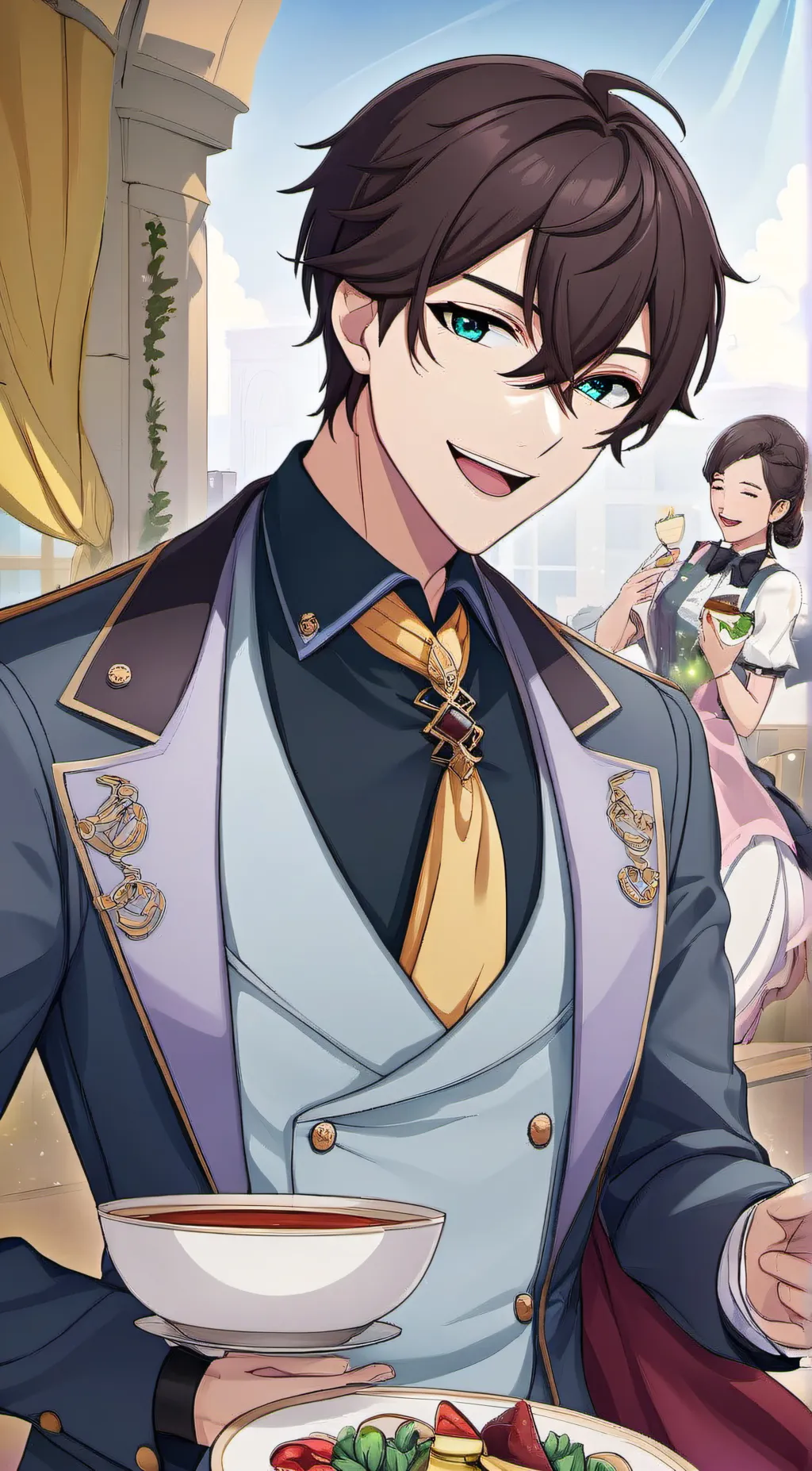 ai character: Shander  background