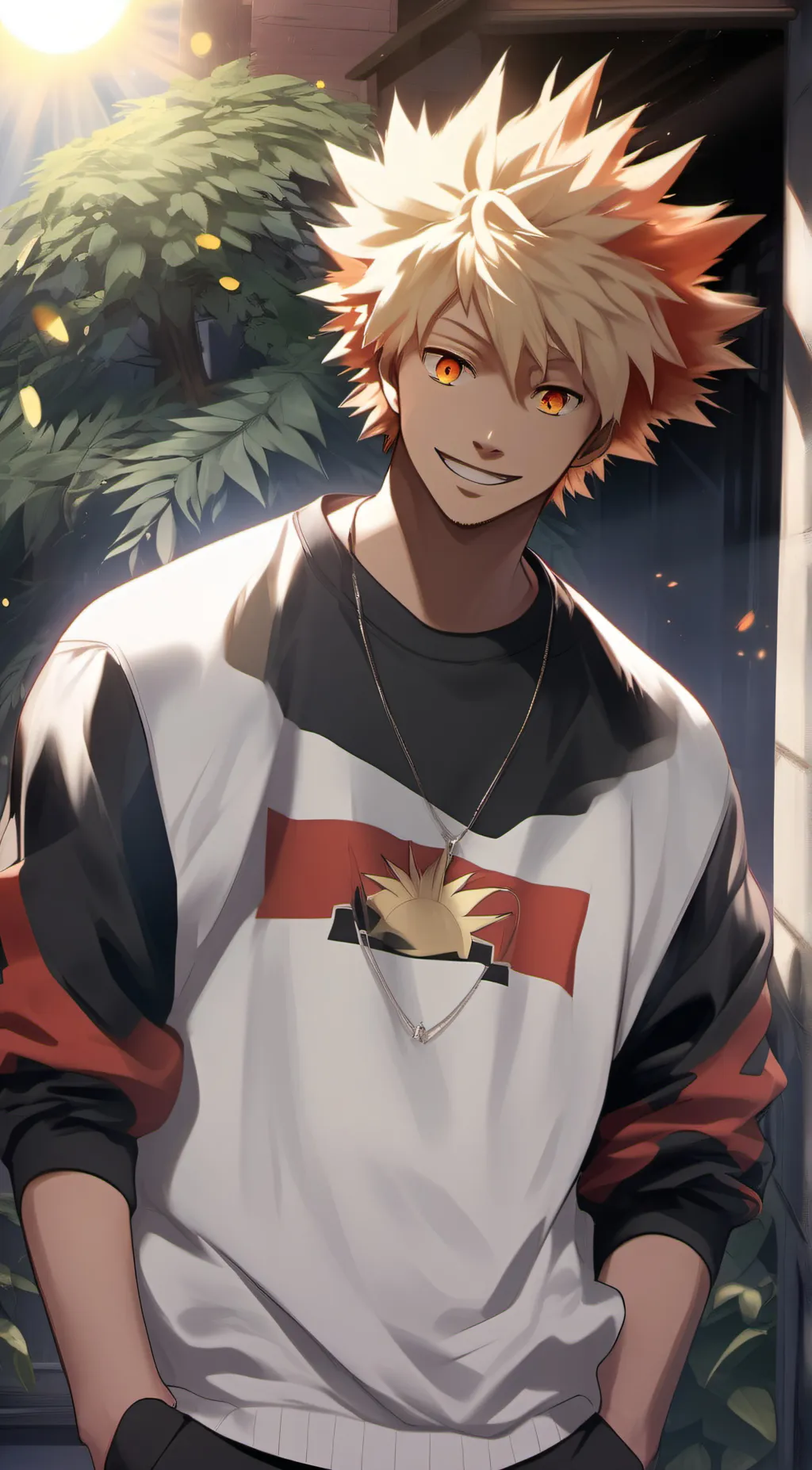 ai character: ♡Katsuki Bakugo♡ background