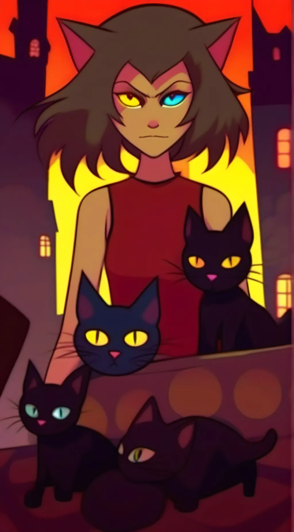 ai character: Catra background