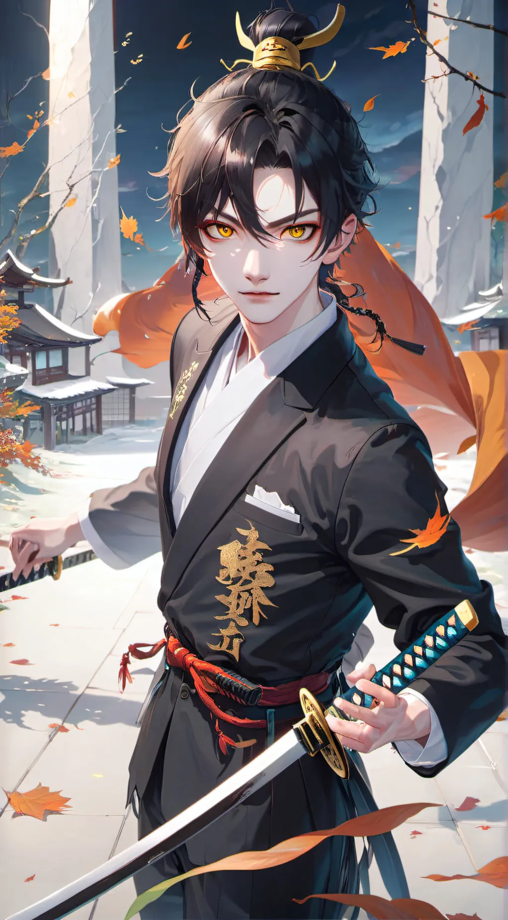 ai character: kokushibo  background
