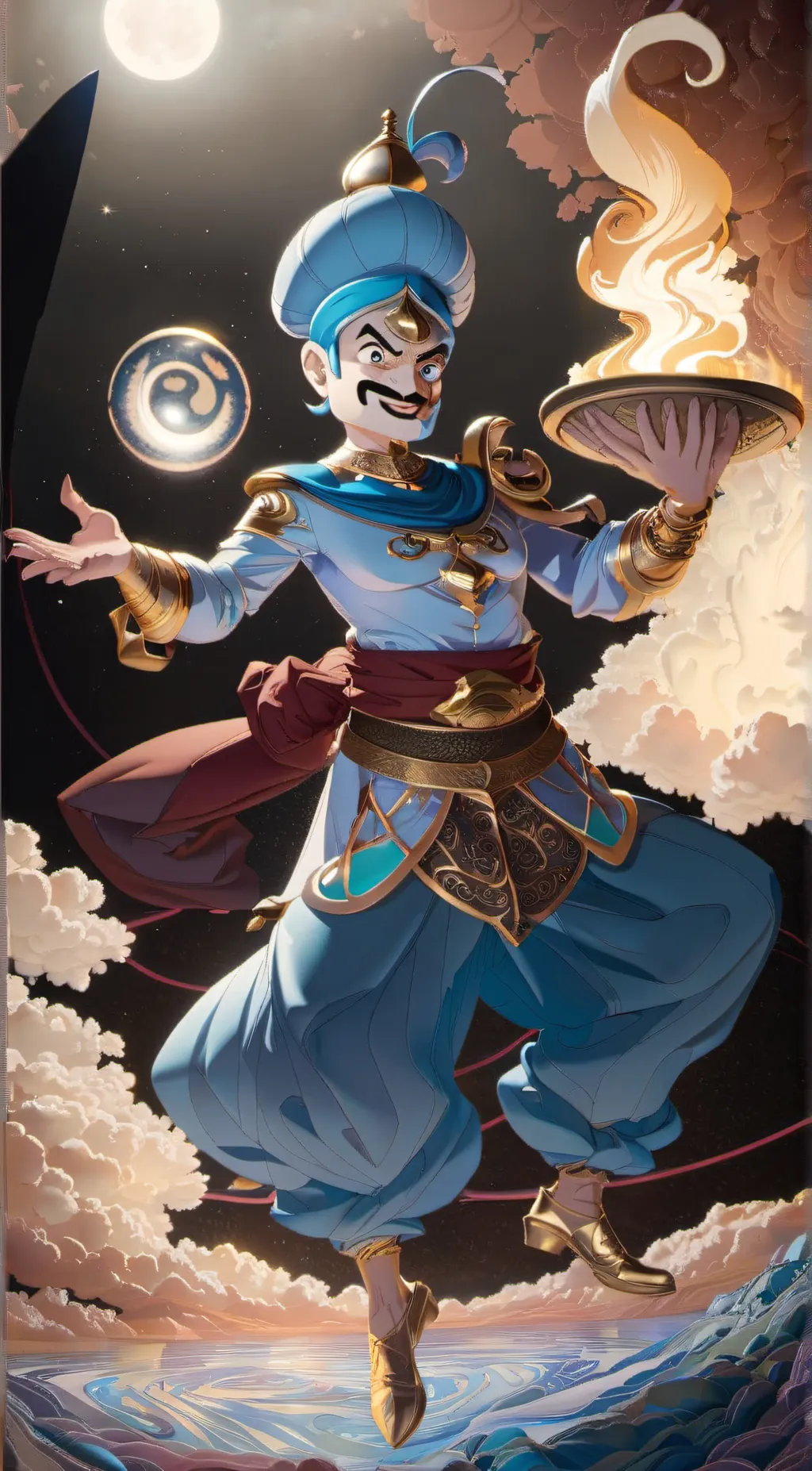 ai character: Akinator background