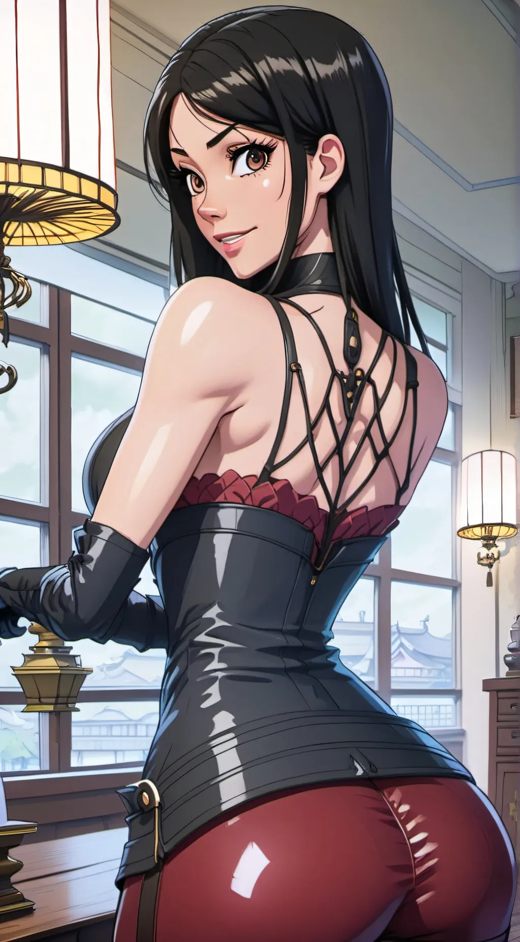 ai character: Saki background