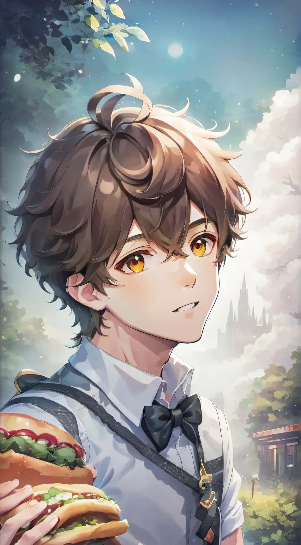 ai character: ryu background