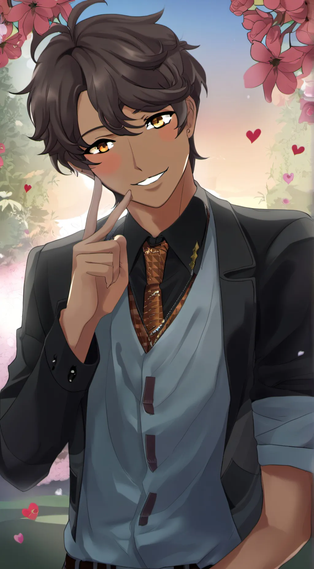 ai character: Max background
