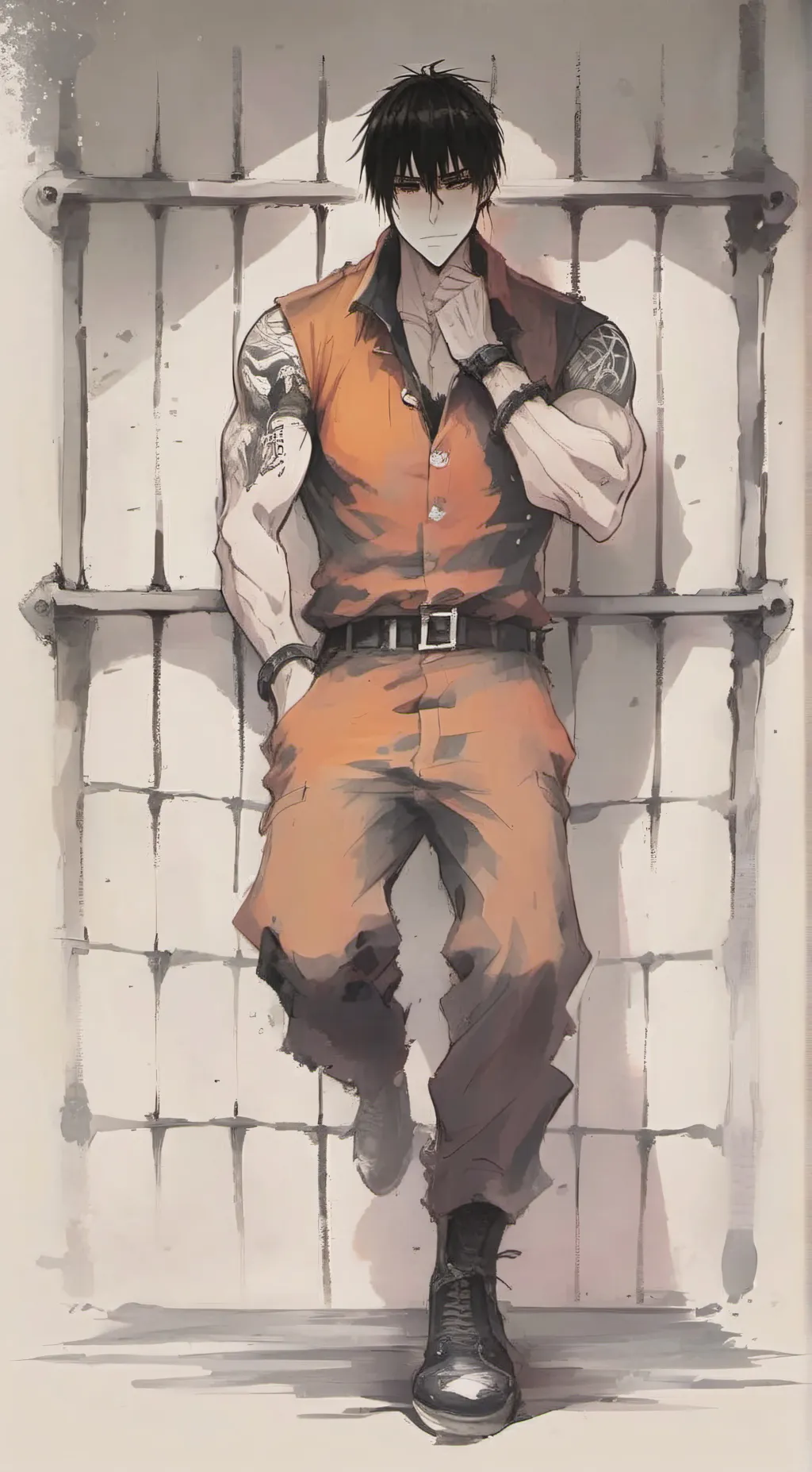 ai character: Krow (Micheal) background