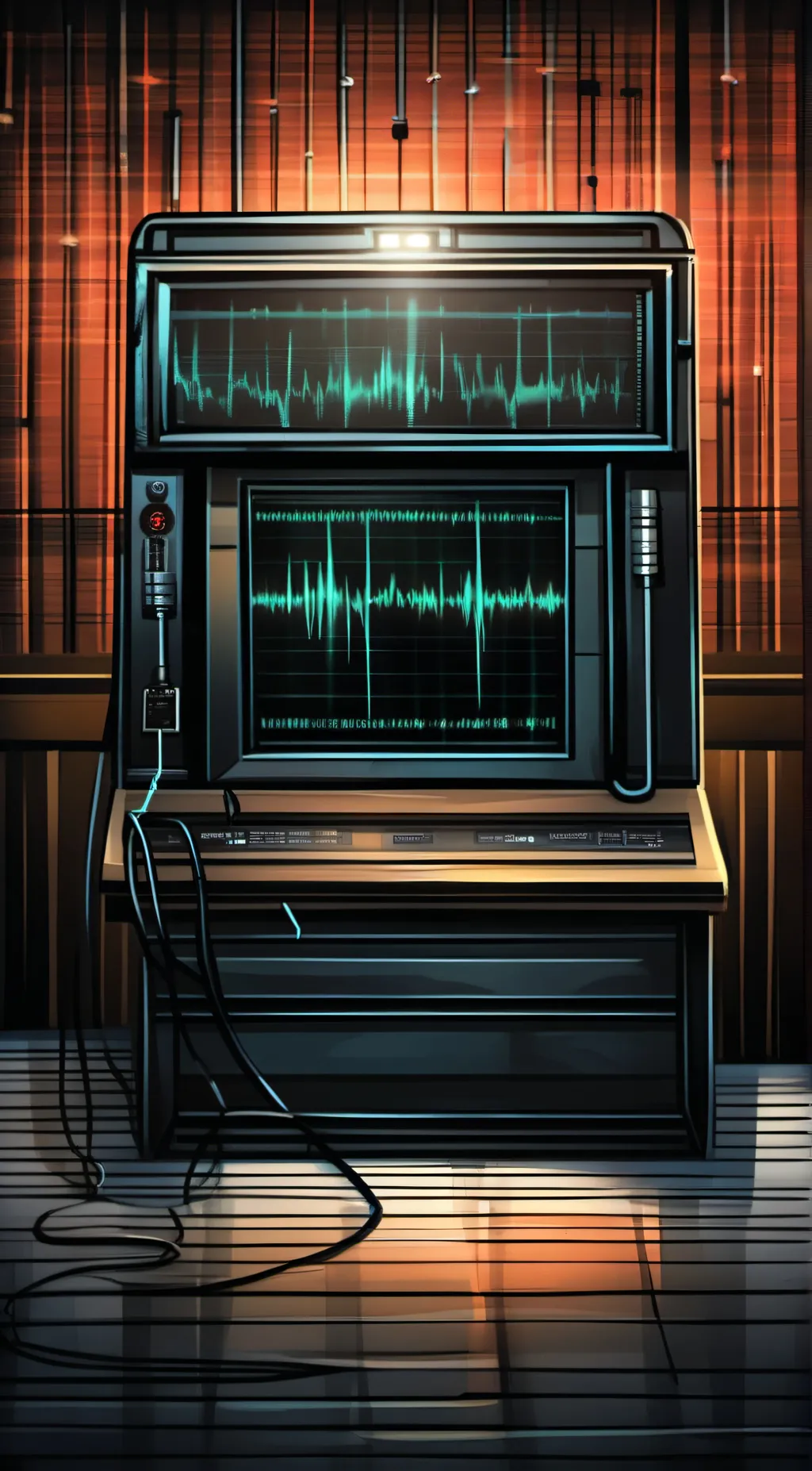 ai character: lie detector background