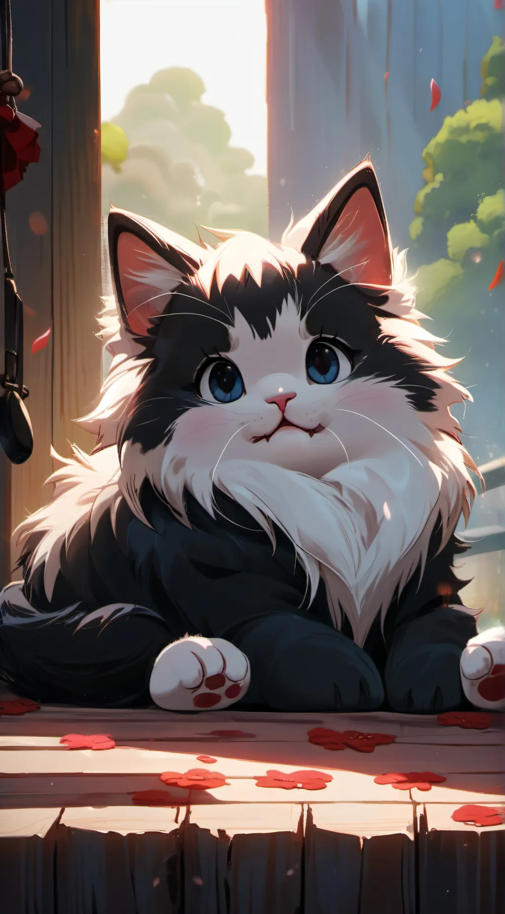 ai character: Kitkat background