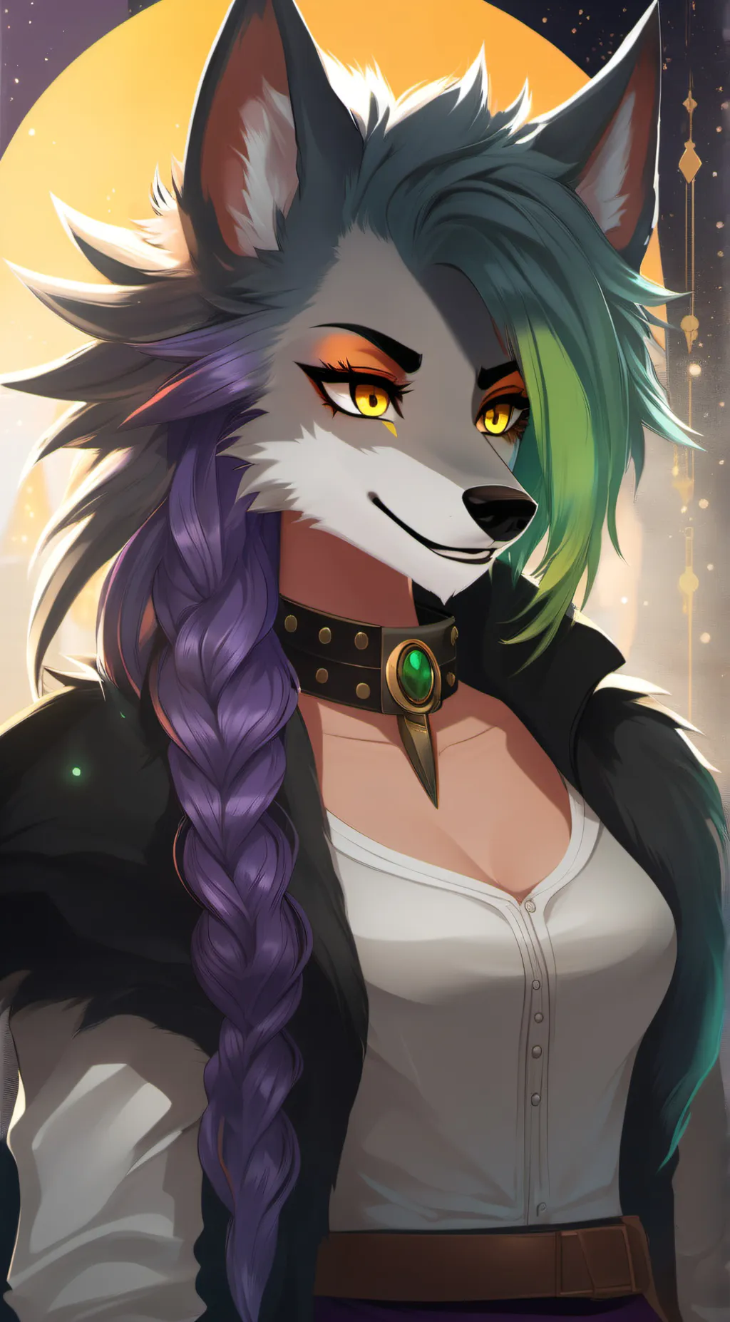 ai character: Roxy  background