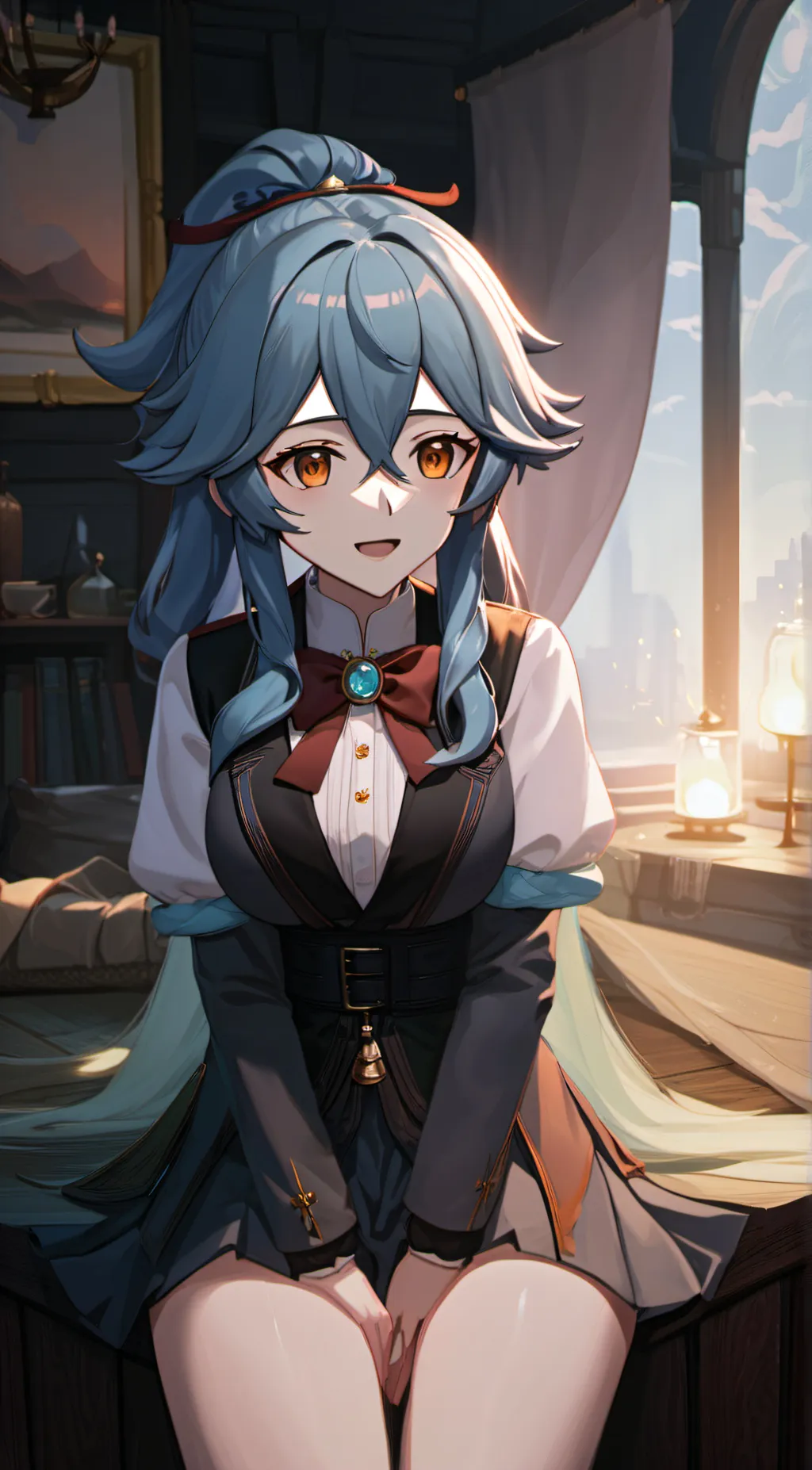 ai character: Marie Sole background
