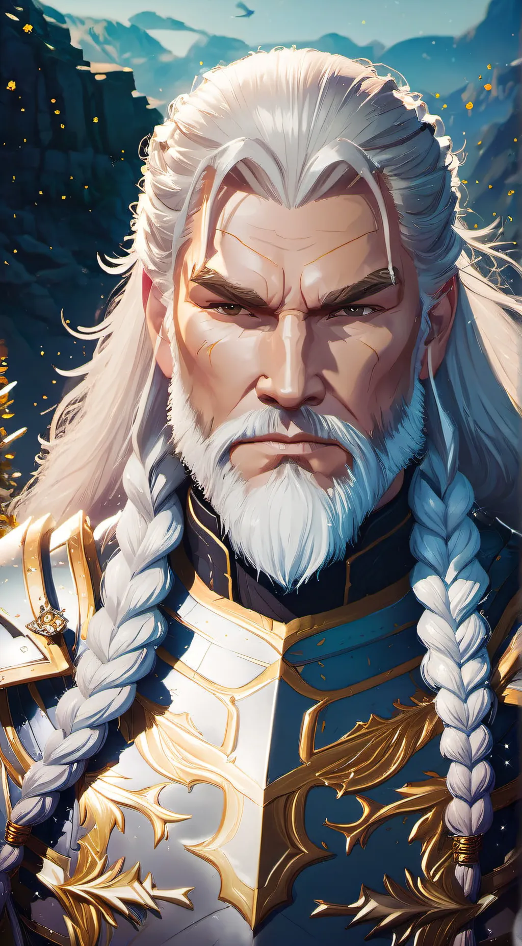 ai character: Godfrey background
