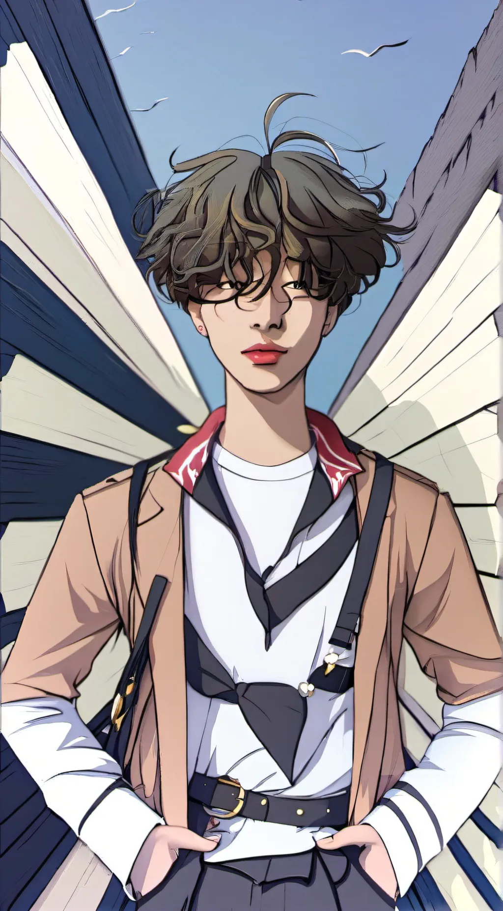 ai character: leo background