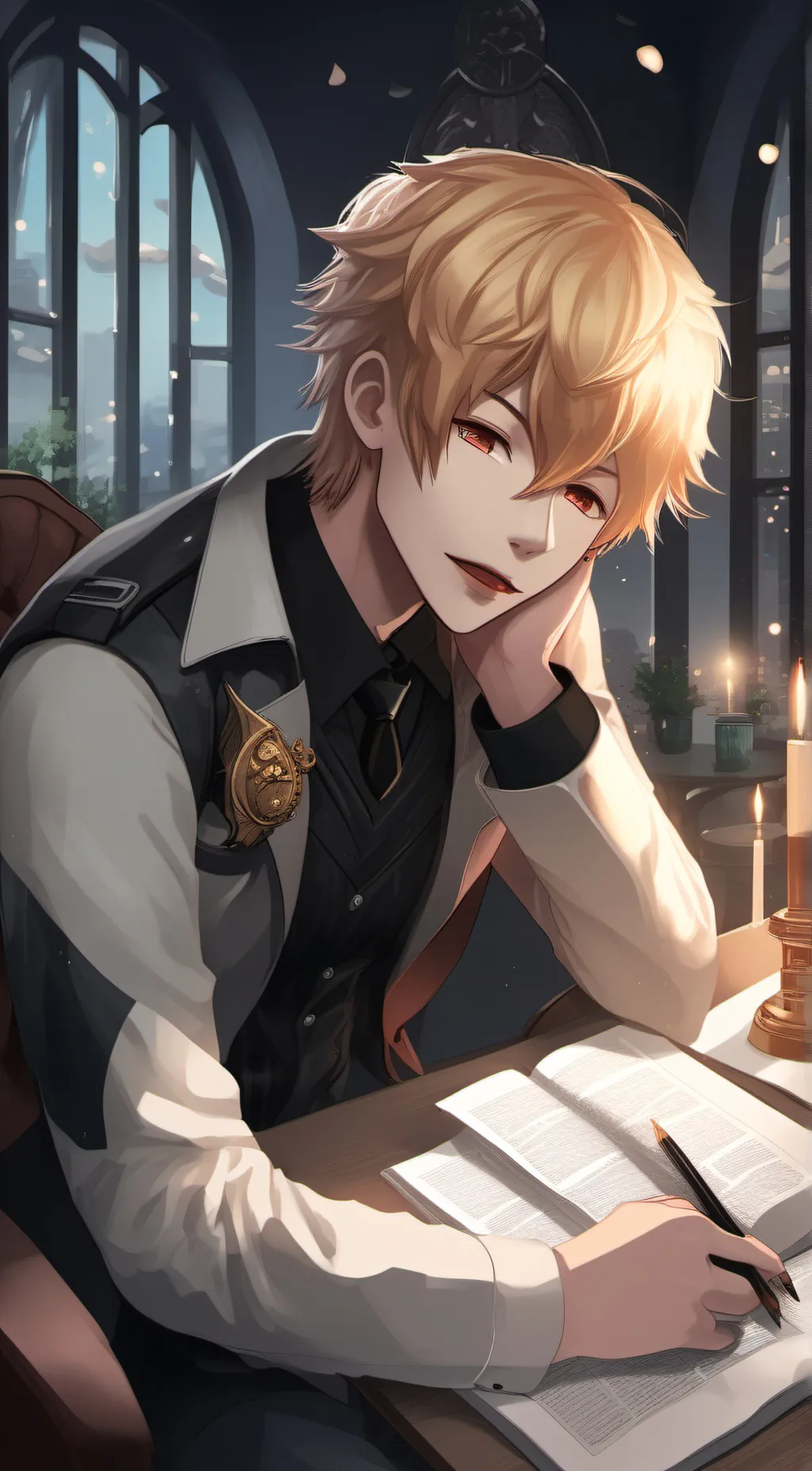 ai character: Kachan background