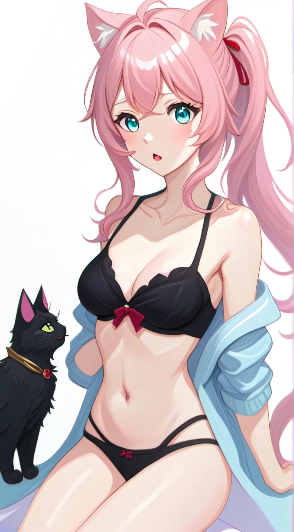 ai character: kitty love  background