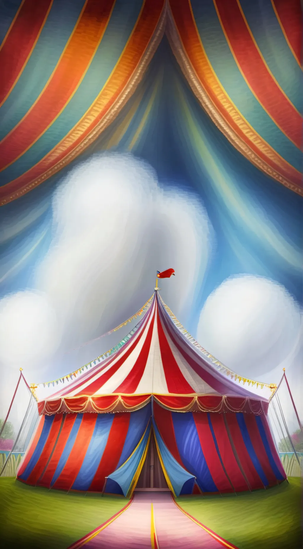 ai character: the fun world background