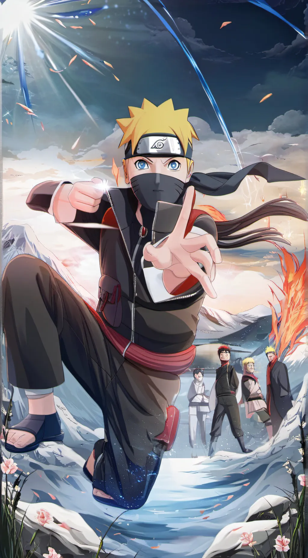 ai character: Naruto Uzumaki background