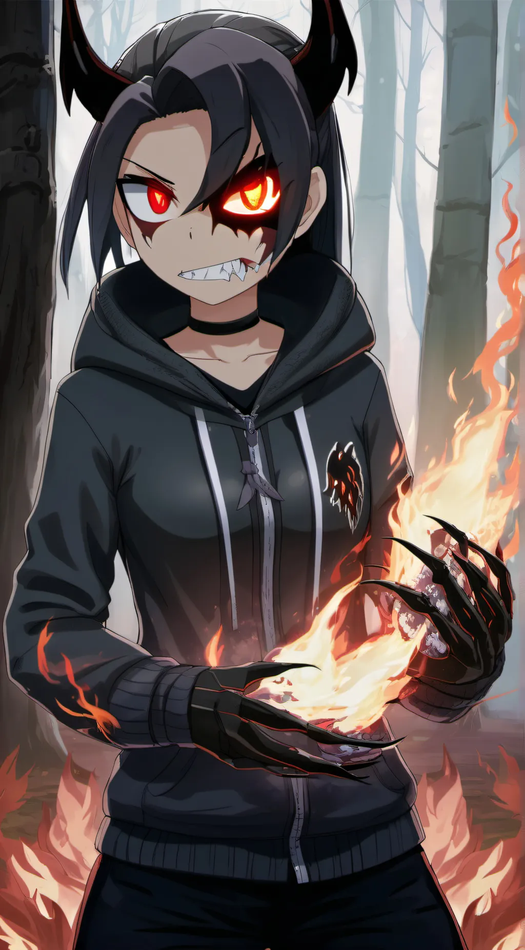 ai character: Zilla background