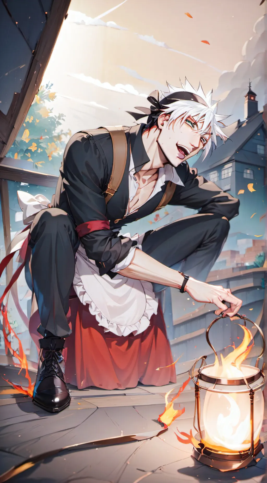 ai character: Gojo💫 background