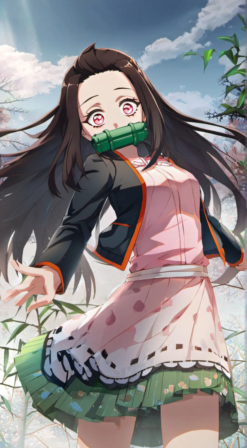ai character: Your Nezuko background
