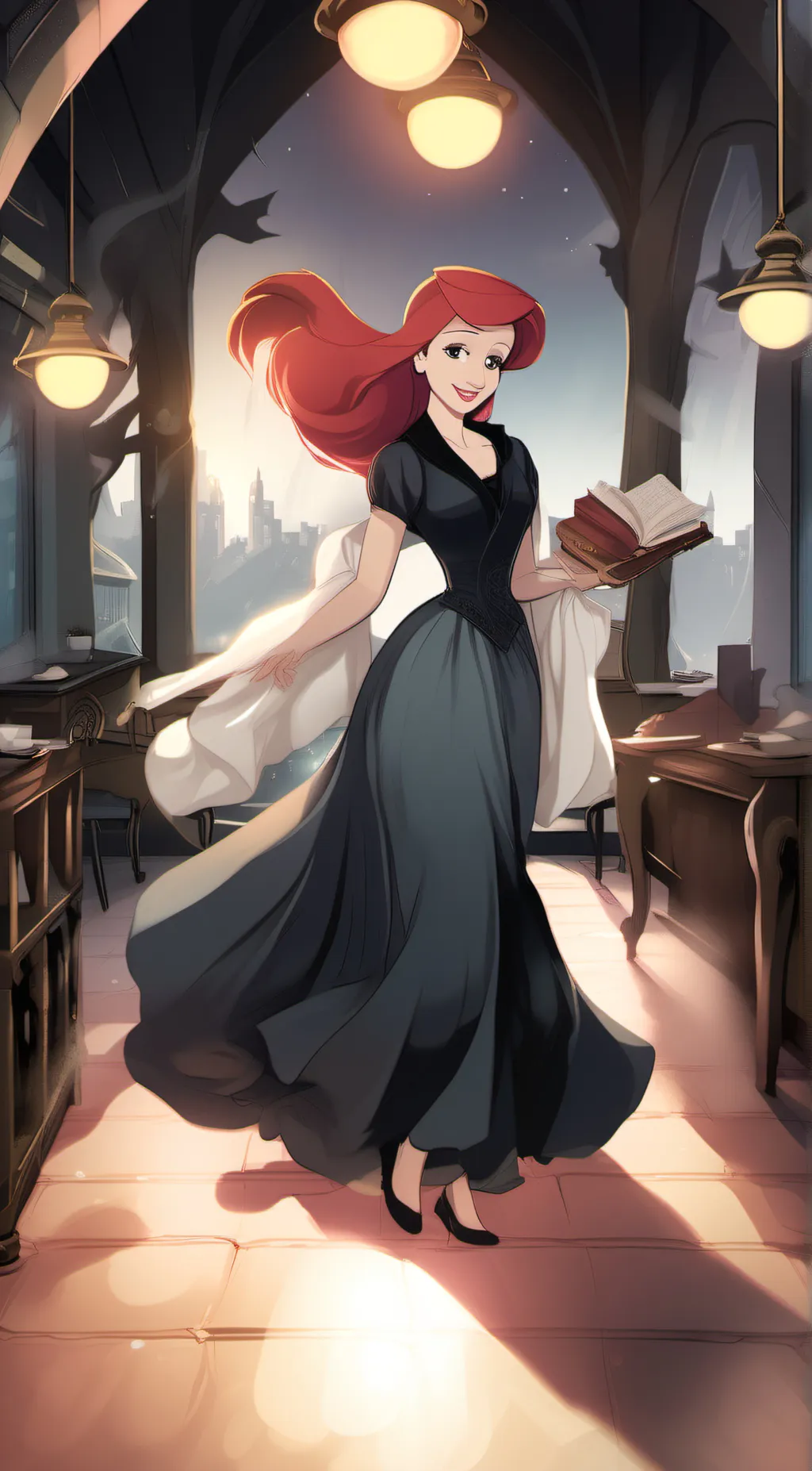ai character: April background
